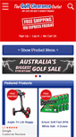 Mobile Screenshot of golfclearanceoutlet.com.au